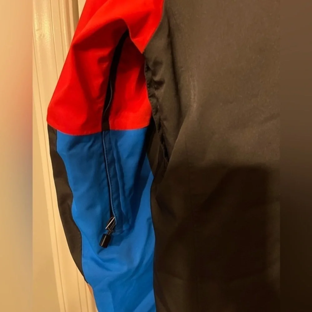 Men's‎ ski jacket The North Face Snowsquall-Red-Black-Blue-Tan size medium
